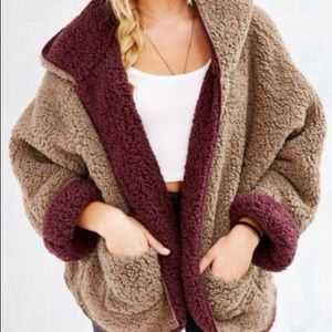 Ecote Fuzzy Reversible Jacket